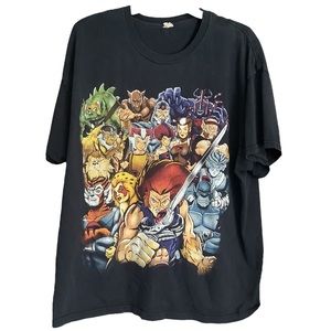 Vintage ThunderCats Jerzees Black T Shirt